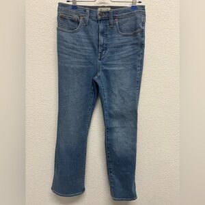 *Madewell Women’s Cali Demi Boot Light Wash Size 28